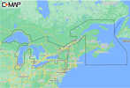 C-MAP M-NA-Y201-MS Great Lakes To Nova Scotia REVEAL&trade; Coastal Chart