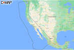 C-MAP M-NA-Y206-MS West Coast &amp; Baja California REVEAL&trade; Coastal Chart - Does NOT contain Hawaii