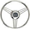 Uflex V27 13.8" Steering Wheel - Stainless Steel Grip &amp; Spokes
