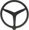 Uflex - V46 - 13.5" Stainless Steel Steering Wheel W/speed Knob - Black