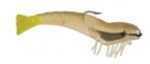 Doa Shrimp 3Pk 1/4 3-1/2 Clear/Chartreuse Tai Md#: FSH-3-3P-316