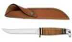 Case 381 Leather Hunter Fixed 5" Steel Skinner