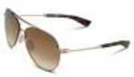 Under Armour Double Down Shiny Gold/tort Frame Brown Gradient Lens