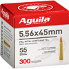 5.56mm Nato 55 Grain FMJ 300 Rounds Aguila Ammunition