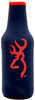 Brn Bottle Koozie Blue/Red