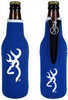 AES Browning Bottle Koozie Royal/White