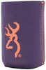 AES Browning Can Koozie Navy/Orange