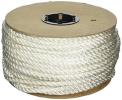 Wallace Cordage Nylon White Solid Braid 1800# 300' - Natural