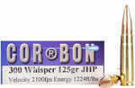 300 Whisper 125 Grain Hollow Point 20 Rounds Corbon Ammunition