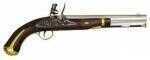 1807 Harpers Ferry Flintlock Pistol 58 Caliber Rifled Barrel Made By Pedersoli Md: S.320-058