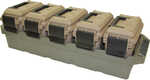 MTM Ammo Crate 5 can Mini Dark Earth/Army Green Model: AC5C