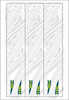 TAC Vanes Arrow Specific Wraps White Size A 3.625 13 pk.
