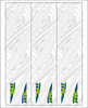 TAC Vanes Arrow Specific Wraps White Size E 4.675 13 pk.