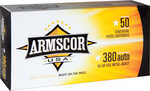 Armscor Range Pistol Ammo 380 ACP 95 gr. FMJ 50 rd. Model: FAC380-2N