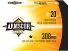 Armscor Target Rifle Ammo 308 Win. 168 gr. HPBT 20 rd. Model: FAC308-2N