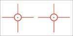 Gunstar Tactical 3D 3 Reticle Orange