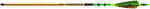 Black Eagle Vintage Traditional Arrows .005 400 Green/Yellow Feathers 6 pk.