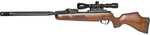 Gamo 611003875554 Swarm Bone Collector Gen 3 ITG 22 Pellet Black Steel Beechwood W/Checkering Grip/Forearm Stock Scope 3