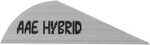 AA&E Leathercraft Hybrid HP Vanes Gray 2 in. 100 pk.