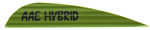 AA&E Leathercraft Hybrid 23 Vanes OD Green 2.3 in. 100 pk.