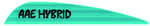 AA&E Leathercraft Hybrid 26 Vanes Teal 2.7 in. 100 pk.