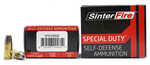 Sinterfire Special Duty Pistol Ammo 9mm 100 gr. HP 20 rd. Model: SF9100SD