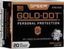 Link to  pressure-formed core;Uni-Cor bonding;Gold Dot hollow point design;Nickel-plated;Sealed primer;1210 FPS"