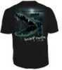 Club Red Gator Dawn T-Shirt Lg Black