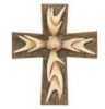 BSC 10" Faux Anterl Wall Cross 8.5"X10"