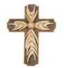 BSC 17" Faux Antler Wall Cross 13.25"X16.25"