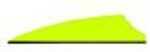 Q2i Fusion X-II Vanes Neon Yellow 2.1 in. 100 pk. Model: Q2i5046