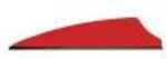 Q2i Fusion X-II Vanes Red 2.1 in. 100 pk. Model: Q2i5047