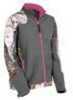 Yukon Womens Soft Shell Jacket Mossy Oak Pink/Grey Medium Model: WSSJW-PN-M