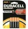 Duracell Coppertop Battery AAA 4 pk. Model: 041333424019