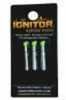 NuFletch Ignitor Replacement Bulb Nock Green Universal 3pk. Model: REP-BLB-GRN/3PK