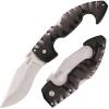 Cold Steel Cs-21St Spartan 4.50" Folding Plain AUS 10A Blade Black Griv-Ex W/6061 Aluminum Liners Handle