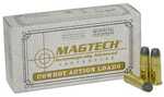 Link to 357 Magnum 158 Grain Cowboy Action Lead Flat Nose 50 Rounds by MAGTECH AMMUNITION & COMPONENTS Suggested Use: Target & Match and Range and Plinking Bullet Features: Accurate and Positive Functioning and Economical and 100% Lead Quality: All Magtech products are manufacturered to SAAMI and CIP specifications. Warning: Read all warnings on the box prior to use. Muzzle Velocity: 1085 fps