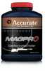 Link to Accurate Mag Pro Smokeless Powder (1 Lb) by WESTERN & ACCURATE POWDERMagpro the new smokeless powder from Accurate and is designed especially for the new range of very efficient short magnum rifle cartridges. Magpro has been designed to produce optimum velocities at nearly full case capacity in these "modern" calibers. There is currently no other ball propellant in the U.S. market of equal burn rate. Magpro has just made long-range hunting as efficient as the caliber it was designed for. And bet