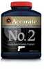 Link to Accurate No. 2 Smokeless Powder (1 Lb) by WESTERN & ACCURATE POWDERAccurate No. 2 is an extremely fast burning and double-base and spherical handgun powder suitable for use in a wide range of handgun calibers. Low recoil and low flash make No. 2 well suited for use in short barrel and concealed carry applications. No. 2 is a non-position sensitive powder and low charge weights make it an economical and versatile choice for high volume handgun shooters. Made in the USA.