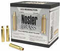 Nosler 223 Remington Unprimed Rifle Brass 50 Count