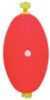 Oval Weighted Foam Snap Float 2 1/2In Red 50bg