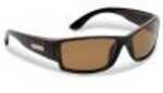 Flying Fisherman Sunglasses Polaroid-Razor Dark Tortise/Amber Model: 7717TA