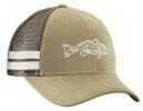 Flying Fisherman Trucker Hat Redfish Khaki/chocolate Model: H1731