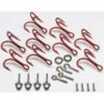 L&S Mirrolure Red Hook Kit Red Replacement Hooks