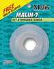 Malin Seven Strand SS Wire Clr 30ft .030Dia 50Lb W/12 Sl