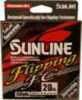 Sunline Flipping Fc Fluorcarbon Clear/Hi Vis Yellow 200Yd 22Lb Model: 63042206