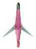 Swhacker Broadheads Low Pound 100 Grains 3/pk 1.5in Pink Model: Swh00224