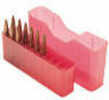 MTM Slip-Top Ammo Box 20 Round 22-250 243 Win 7.62X39 Clear Red J-20-M-29