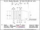 Bullet Mold 4 Cavity Aluminum .460 caliber Gas Check 350gr with Round/Flat nose profile type. These are wor