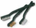 Outers Utility Gun Brush Set Nylon For Delicate And Engraved Parts - Phosphor Bronze Aggressive Cleaning
